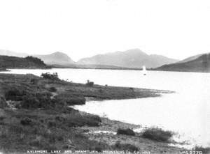 Kylemore Lake and Maamturk Mountains, Co. Galway