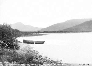 Kylemore Lake and Maamturk Mountains, Co. Galway