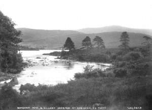 Bengorm Mountain and Killary Harbour at Aasleigh, Co. Mayo