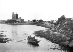 Dungora Castle and Kinvara Bay, Co. Galway