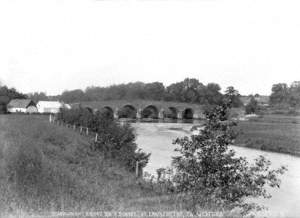 Scarawalsh Bridge on River Slaney at Enniscorthy, Co. Wexford