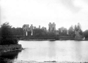 Untitled (Ashford Castle, Co. Galway, viewed over water)