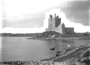 Untitled (a view of Dungory Castle, Kinvara, Co. Galway)