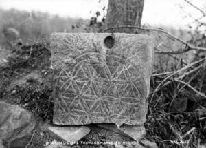 Inscribed Stone Found on Mahee Island, August 1919