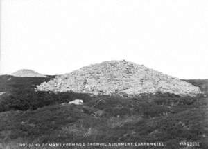 Nos. 1 and 2 Cairns, from No. 2, Showing Alignment, Carrowkeel