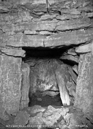 Interior, No. 3 Cairn, Carrowkeel, Co. Sligo