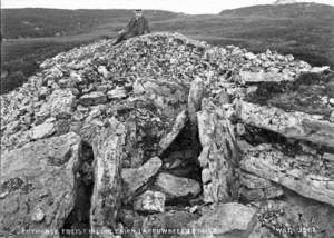 Entrance to Cist in the Long Cairn, Carrowkeel, Co. Sligo