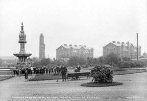 Dunville Park and Royal Victoria Hospital, Falls Road Belfast