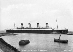 White Star RMS 'Olympic' at Belfast