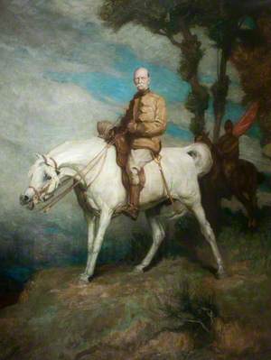 Field Marshal Frederick Sleigh Roberts, 1st Earl Roberts, VC, on 'Vonolel', c.1895