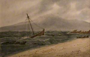 Sketch of a Boat Lost near Greencastle, County Donegal