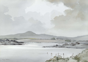 Estuary and Hill near Dundrum