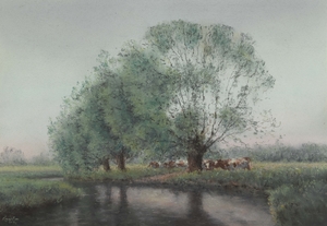 Willows and Cattle