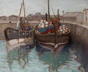 The Herring Boats and Buoys at Ardglass