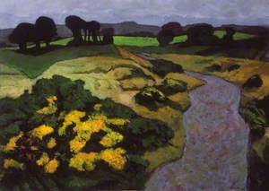 Landscape with Gorse Bloom