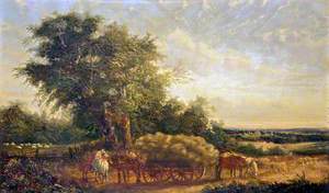 Landscape with Horses and a Cart