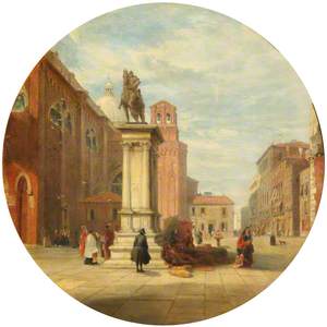 The Colleoni Monument and the Church of Santi Giovanni e Paolo, Venice