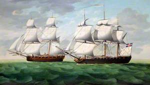 Liverpool Privateer Returning with a Prize