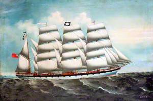 'Holt Hill I', Four-Masted Barque, 1884
