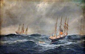 'Germanic' Rescuing the Crew of 'Hurworth', 1881