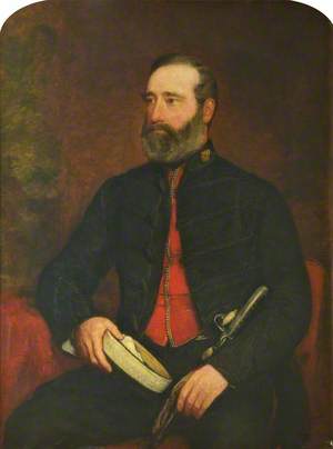 Colonel Sir James Bourne, Bt, DL, Commander of the Royal Lancashire Artillery Militia (1863–1881)