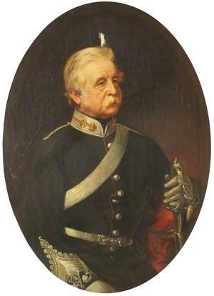 Colonel Aitcheson (d.1877), Captain of the Royal Artillery, Commanded the Royal Lancashire Artillery (1857–1863)
