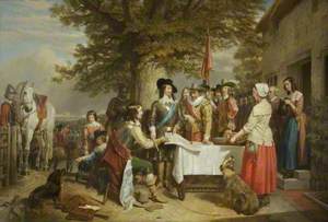 Eve of the Battle of Edge Hill, 1642