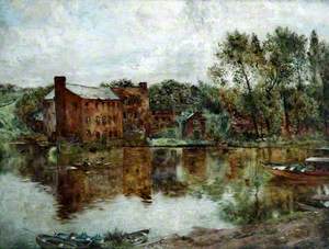 Old Mill and Salmon Trap on the Dee, Chester