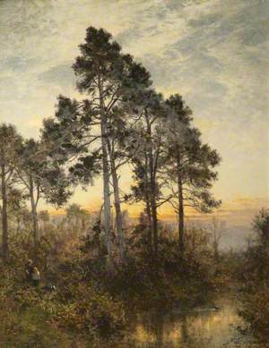 Evening in a Surrey Pine Wood