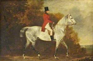 A Gentleman Mounted on a Dappled Grey Hunter