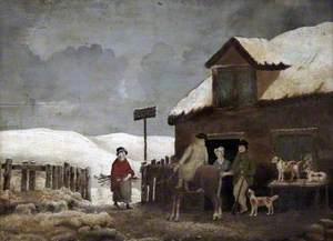 A Village Inn in Winter