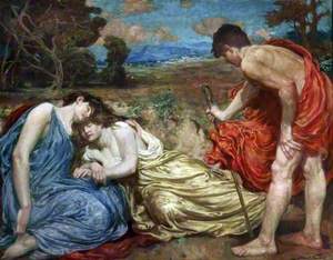 Sleeping Nymphs Discovered by a Shepherd