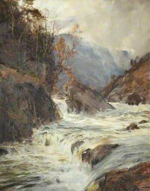 Storm in the Pass of Leny, Perthshire
