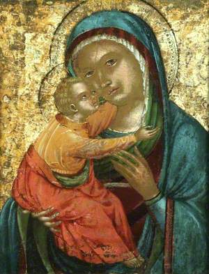Icon with the Madonna and Child