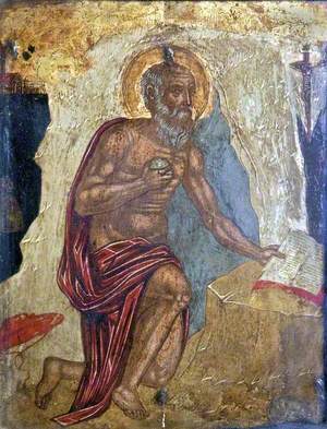 Icon with Saint Jerome