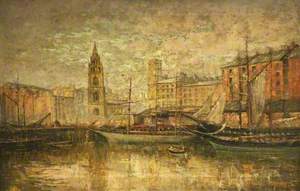 Old St George's Dock, Liverpool, Site of the Present Royal Liver Building