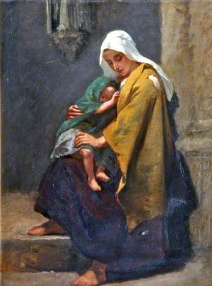 A Woman and Child