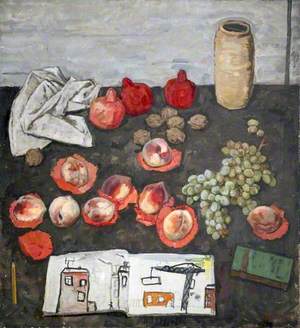 Still Life with Drawings by the Artist's Son