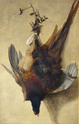 Dead Pheasants Hanging from a Nail