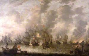 The Battle of Scheveningen, 31 July 1653