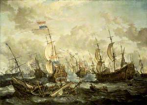 The 'Royal Prince' and Other Vessels at the Four Days Battle, 1–4 June 1666