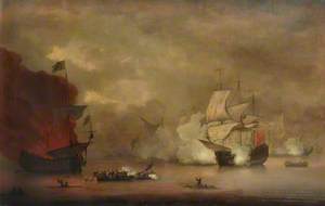 Action between HMS 'Mary Rose' and Seven Algerines, 8 December 1669