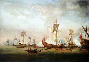 The Departure of William of Orange and Princess Mary for Holland, November 1677
