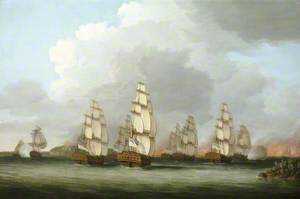 Destruction of the American Fleet at Penobscot Bay, 14 August 1779