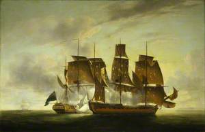 The Capture of the 'Amazone' by HMS 'Santa Margarita', 29 July 1782