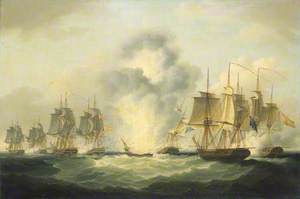 Four Frigates Capturing Spanish Treasure Ships, 5 October 1804
