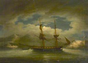Cutting Out the 'Curieux' at Martinique, 3 February 1804