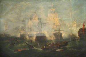 The Battle of Trafalgar, 21 October 1805