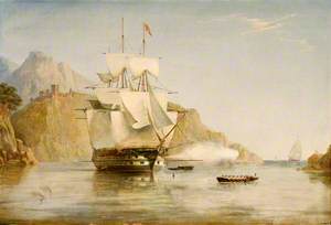 HMS 'Hydra' at Cape Bagur, 7 August 1807