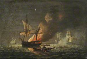 HMS 'Seahorse' Capturing the 'Badiri-i-Zaffer', 6 July 1808